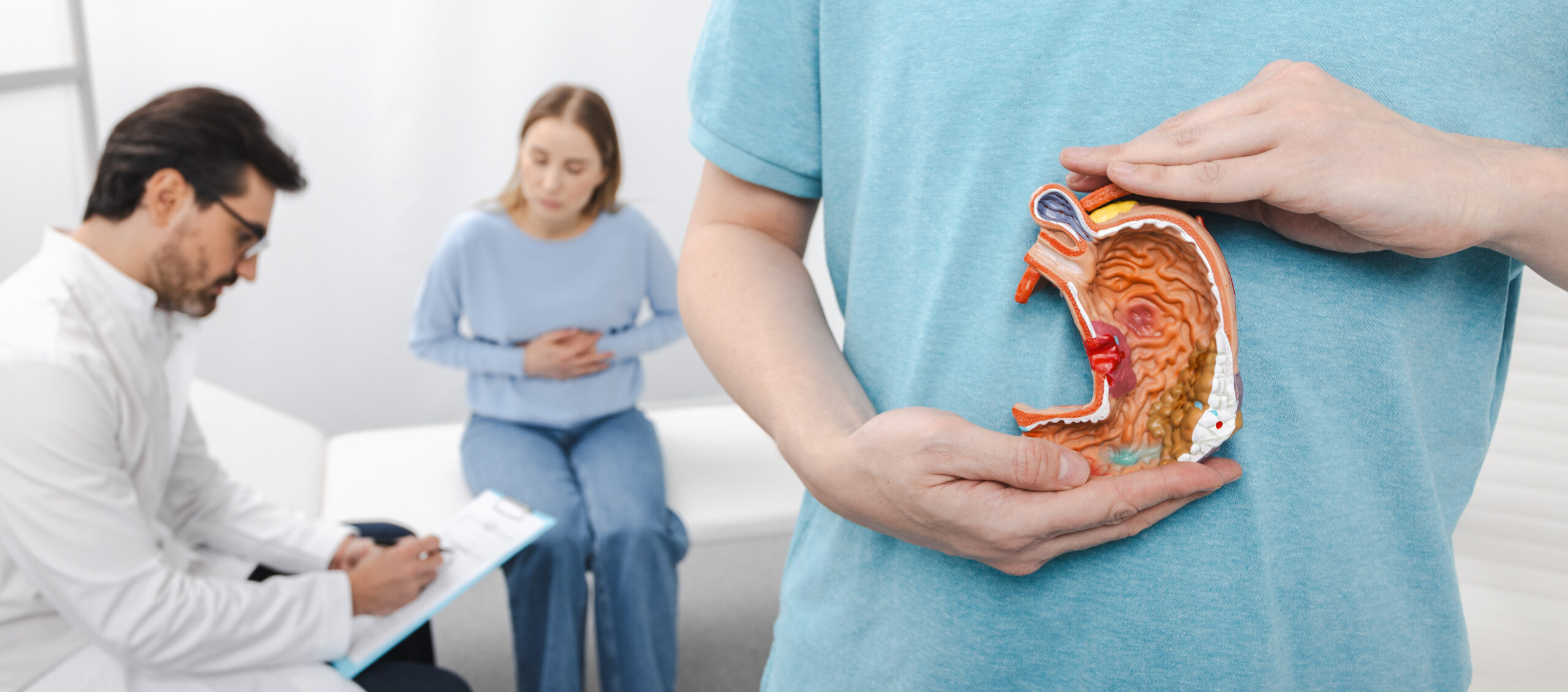 Acid Reflux Symptoms and Causes: Understanding Why It Happens and When to See a Specialist If you have ever felt a burning sensation in your chest after eating or while lying down, you may have experienced acid reflux. It is one of the most common digestive conditions affecting Australians today. According to the Australian Institute of Health and Welfare, an estimated 15-20% of Australians experience reflux symptoms each week. This condition affects not only the digestive system but also day-to-day well-being, sleep quality, and mental health. Reflux symptoms are consistently ranked among the top ten reasons Australians visit their GP. One major contributor is excess abdominal pressure caused by body weight. With over 67 per cent of Australian adults now classified as overweight or obese (ABS 2023), the risk of developing reflux symptoms has significantly increased. Excess weight can weaken the muscle at the base of the oesophagus, allowing acid from the stomach to escape into the throat and chest. At the Reflux & Swallowing Center in Brisbane, we specialise in diagnosing and treating reflux using advanced tools and personalised treatment plans. We aim to identify the root cause and offer relief that lasts. What is Acid Reflux Acid reflux occurs when stomach acid moves up into the oesophagus. This tube connects your throat to your stomach and is generally protected by a muscular valve called the lower oesophageal sphincter. When this valve weakens or relaxes at the wrong time, acid can flow backwards. This backflow irritates the oesophageal lining and causes the sensation of heartburn. When reflux happens more than twice a week or leads to persistent symptoms, it may be diagnosed as Gastroesophageal Reflux Disease (GERD). GERD is not just uncomfortable — it can lead to serious health problems over time. Repeated acid exposure can cause: Oesophagitis (inflammation of the oesophagus). Ulcers or bleeding. Strictures (narrowing of the oesophagus). Barrett’s oesophagus (a precancerous condition). That is why prompt diagnosis and ongoing management are so important. Common Acid Reflux Symptoms Acid reflux can present in different ways depending on the individual. While heartburn is the most recognised symptom, it is not the only one. The most common acid reflux symptoms include: Burning sensation in the chest after eating or lying down. Regurgitation of food or sour liquid. Bitter taste in the mouth. Dry, persistent cough. Sore throat or frequent throat clearing. Hoarseness or voice changes. A sensation of a lump in the throat. Difficulty swallowing (dysphagia). Some people experience what is known as “silent reflux”, where they do not feel heartburn at all but still suffer from throat irritation, cough, or voice strain. If these symptoms occur regularly, they should not be ignored. Our team of gastroenterologists in Brisbane can help determine the cause and provide relief through accurate testing and treatment. A key test we use is gastroscopy, which allows us to examine the oesophagus and stomach for inflammation or damage visually. Causes of Acid Reflux There is no single cause of acid reflux. For most people, it results from a combination of lifestyle habits, body mechanics, and sometimes anatomical issues. Common acid reflux causes include: Eating large or fatty meals. Lying down soon after eating. Spicy or acidic foods such as tomatoes and citrus. Chocolate, caffeine, and alcohol. Smoking. Obesity or weight gain. Pregnancy. Hiatal hernia. Certain medications, including NSAIDs, sedatives, and calcium channel blockers. To identify your personal triggers, our specialists may recommend further testing. At the Reflux & Swallowing Center, we use diagnostic tools such as 24-hour pH monitoring and oesophageal manometry to measure acid exposure and assess how well your oesophagus functions. This enables us to pinpoint the exact cause and develop a treatment strategy tailored to your condition. When You Should See a Specialist Not all reflux needs specialist care. However, if your symptoms are frequent, persistent, or unresponsive to medication, it is time to seek help. You should see a specialist if you experience: Reflux symptoms more than twice per week. Symptoms that persist despite taking antacids or acid blockers. Difficulty or pain when swallowing. Ongoing nausea, vomiting, or bloating. Chronic cough, hoarseness, or throat discomfort. Unexplained weight loss. Chest pain not related to the heart. If you are experiencing any of the above, our experienced team at the Reflux & Swallowing Center can perform a full evaluation and guide you toward lasting relief. How Reflux is Diagnosed Accurate diagnosis is essential for effective treatment. At our Brisbane clinic, we use a range of evidence-based diagnostic tools to understand what is causing your symptoms and how severe they are. These include the following: Bravo wireless pH monitoring This test uses a small capsule that attaches to the oesophagus during a gastroscopy. It measures acid exposure over 48 to 96 hours without wires or tubes. You can learn more about this procedure on our Bravo pH test Brisbane page. Video capsule endoscopy This test involves swallowing a small, pill-sized camera that captures thousands of images throughout your digestive tract. It is available as part of our video capsule endoscopy services in Brisbane. Oesophageal manometry This evaluates oesophageal muscle strength and coordination. It helps identify motility disorders and is available through our oesophageal manometry service in Brisbane. 24-hour pH monitoring This gold-standard test tracks acid levels in the oesophagus over a full day and night. You can find more information on our 24-hour pH monitoring test page. Each test is carefully selected to match your symptoms and history, providing the most straightforward path to diagnosis and treatment. Lifestyle Changes That May Help For many people, adjusting certain behaviours can significantly reduce the frequency and severity of reflux symptoms. Evidence-based lifestyle strategies include: Eating smaller, more frequent meals. Avoiding meals within two to three hours of bedtime. Reducing intake of spicy, fatty, or acidic foods. Limiting caffeine, chocolate, and alcohol. Elevating the head of the bed. Quitting smoking. Managing stress. Losing excess weight. If weight is a contributing factor, the Reflux & Swallowing Center offers non-surgical weight-loss options. The Orbera gastric balloon and Spatz3 adjustable balloon can help patients lose weight and reduce abdominal pressure, which often improves reflux symptoms. We provide tailored advice and medical support to help you make lasting changes that support your digestive health. Preventing Long-Term Complications Persistent reflux can damage the oesophagus and lead to complications. Early treatment reduces this risk. Potential complications of unmanaged reflux include: Oesophagitis (inflammation and irritation). Strictures (narrowing of the oesophagus due to scar tissue). Barrett’s oesophagus (cell changes that may increase cancer risk). Oesophageal cancer (rare but serious). At the Reflux & Swallowing Center, we take a proactive approach by offering regular monitoring and follow-up for patients with chronic reflux or Barrett’s oesophagus. Our goal is to protect your long-term health and catch issues early when they are most treatable. Personalised Treatment Plans Every case of reflux is different. What works for one person may not work for another. That is why we develop individualised care plans based on your symptoms, test results, lifestyle, and health goals. Your treatment plan may include: Prescription medications such as proton pump inhibitors. Dietary and behavioural modifications. Endoscopic treatments. Non-surgical weight loss support. Ongoing testing and surveillance. At the Reflux & Swallowing Center, our team of expert gastroenterologists in Brisbane is committed to helping you feel better with compassionate, evidence-based, and tailored care. Conclusion Acid reflux is a common condition, but it should not be ignored. Whether you experience mild heartburn or severe and persistent symptoms, professional support can help you find relief and prevent complications. With the correct diagnosis and personalised treatment, you can manage reflux effectively and reclaim your quality of life. The Reflux & Swallowing Center in Brisbane is here to help. From diagnosis to long-term care, our team is ready to guide you every step of the way. If acid reflux symptoms are affecting your sleep, diet, or confidence, book a consultation today and take the first step toward long-term relief. Frequently Asked Questions What are the early warning signs of acid reflux? Heartburn, sour taste, regurgitation, throat irritation, and cough are common early symptoms. When should I see a specialist for reflux? If symptoms occur more than twice a week, persist despite medication, or interfere with eating or sleeping, it is time to see a specialist. What tests are available to diagnose reflux? Tests include gastroscopy, Bravo pH monitoring, video capsule endoscopy, and oesophageal manometry. Can reflux lead to serious health problems? Yes. If left untreated, reflux can lead to inflammation, strictures, Barrett’s oesophagus, and in rare cases, oesophageal cancer. Are there non-surgical options for weight-related reflux? Yes. We offer the Orbera and Spatz3 gastric balloons to support weight loss and reduce reflux symptoms.